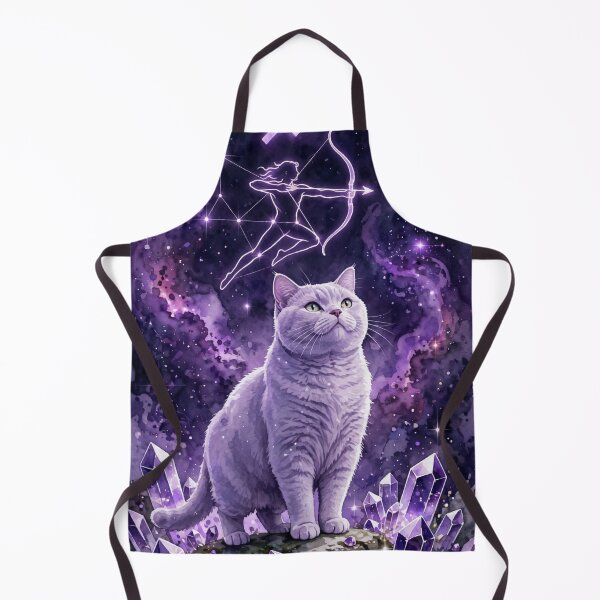 Item preview, Mystical Sagittarius Cat With Celestial Archer Spirit designed and sold by Moody Vibes Studio.
