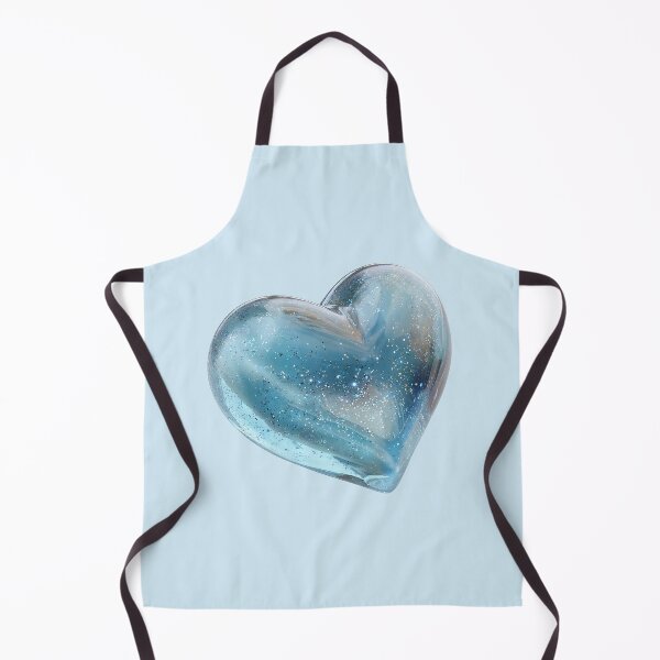 Item preview, Blue Glass Heart Celestial 3D Art designed and sold by jianina-alondra.