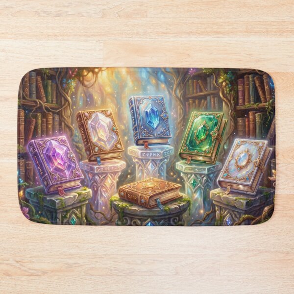 Item preview, Crystal Library | Magical Gemstone Spellbooks and Wizard Artifacts designed and sold by SebastianSpace.