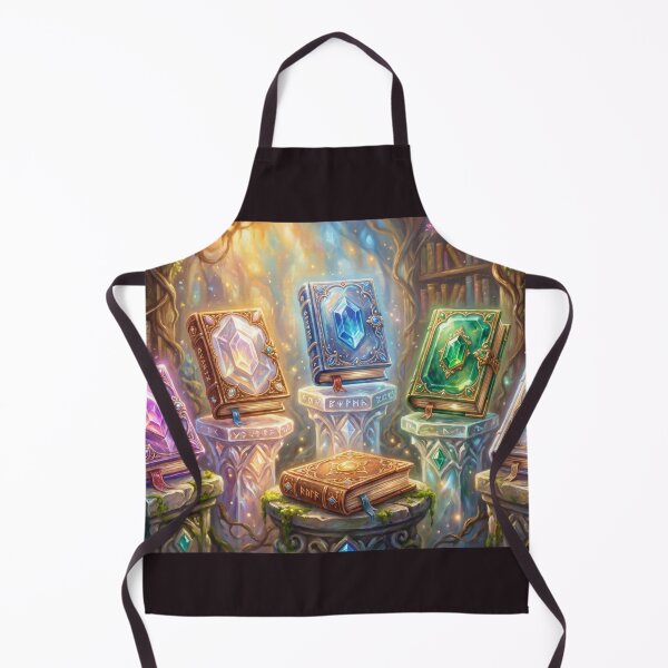 Item preview, Crystal Library | Magical Gemstone Spellbooks and Wizard Artifacts designed and sold by SebastianSpace.
