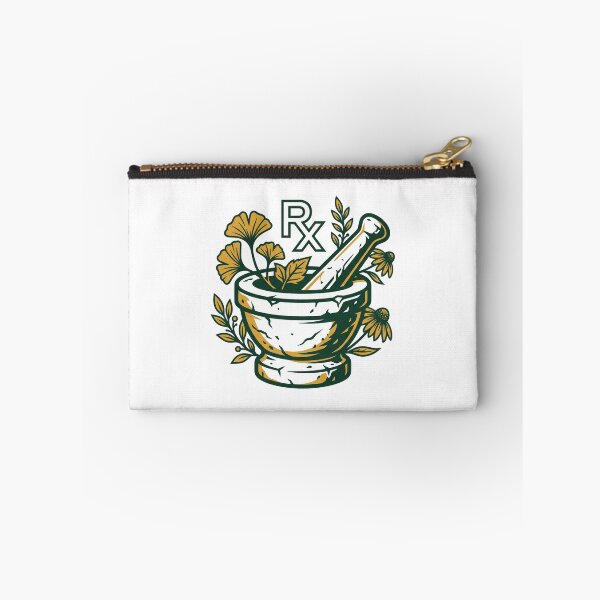Item preview, Herbal Mortar and Pestle RX Pharmacy Botanical Apothecary Aesthetic designed and sold by mood-draftsman.