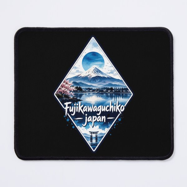 Item preview, Fujikawaguchiko Mount Fuji Japan Watercolor Art designed and sold by TomFrontierArt.