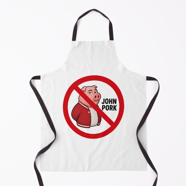 Item preview, No John Pork Funny Anti John Pork Meme Design designed and sold by tamiya-mortimer.