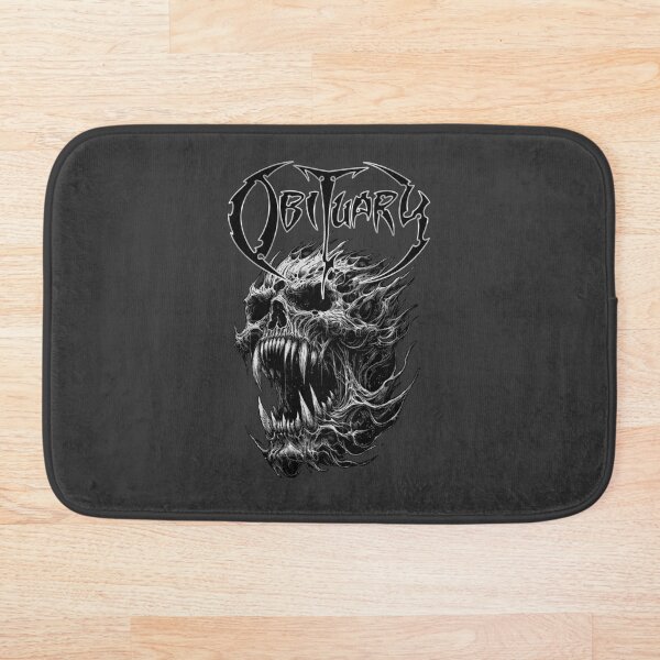 Item preview, Obituario Horror Demon Skull designed and sold by Talentity55.