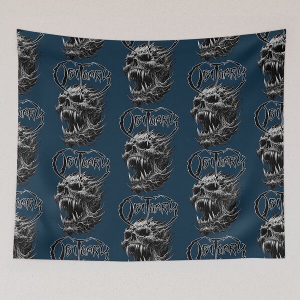Item preview, Obituary Horror Demon Skull designed and sold by Talentity55.