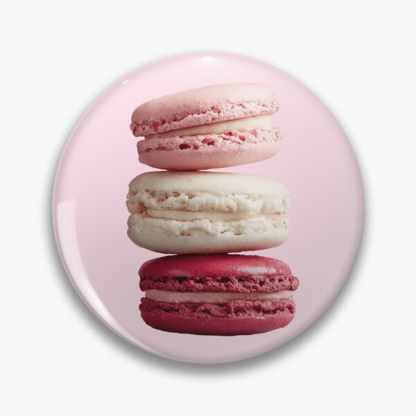 Item preview, Pink French Macarons Aesthetic Dessert designed and sold by jianina-alondra.