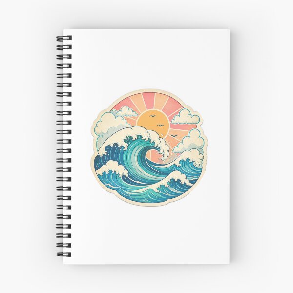 Item preview, Ocean waves retro  designed and sold by Luisshopp.