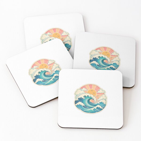Item preview, Ocean waves retro  designed and sold by Luisshopp.