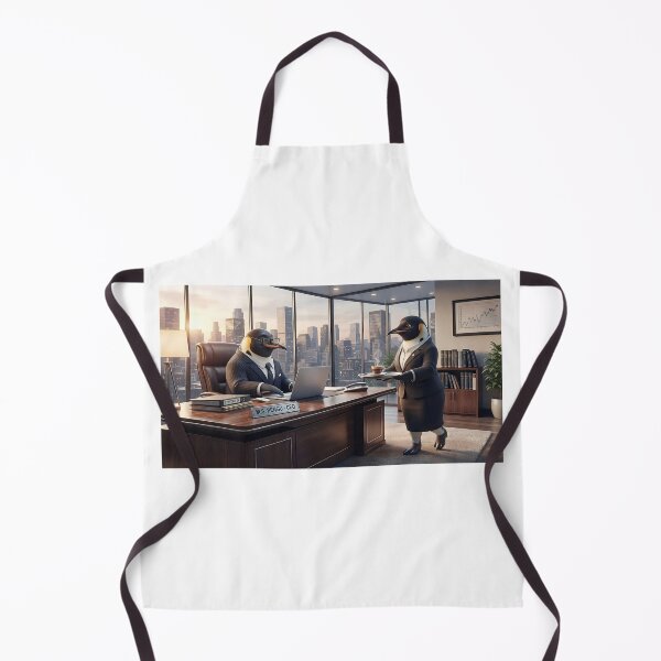 Item preview, Corporate Penguin CEO Office Life Art designed and sold by AfresStudio.