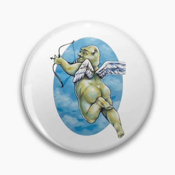 Item preview, Shrek Renaiisance Cupid Angel Sticker designed and sold by tamiya-mortimer.