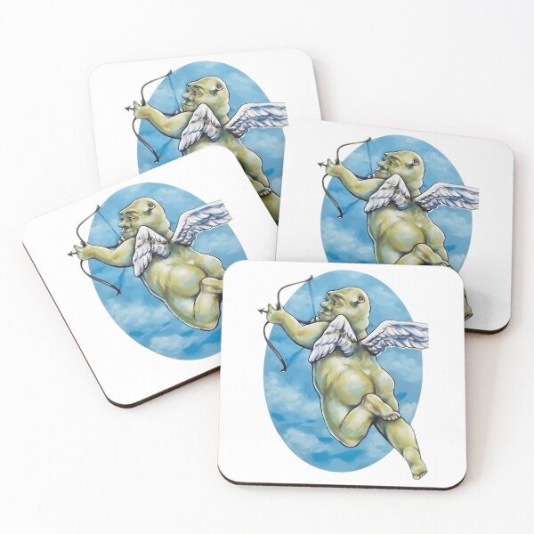 Item preview, Shrek Renaiisance Cupid Angel Sticker designed and sold by tamiya-mortimer.