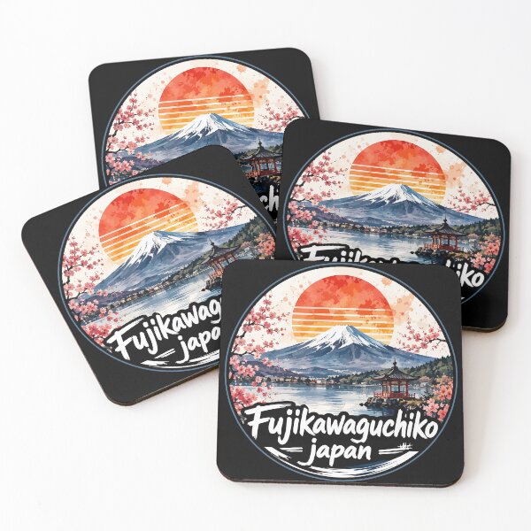 Item preview, Fujikawaguchiko Mount Fuji Watercolor Japan Travel designed and sold by TomFrontierArt.