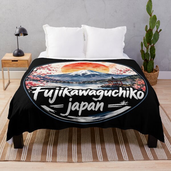 Item preview, Fujikawaguchiko Mount Fuji Watercolor Japan Travel designed and sold by TomFrontierArt.