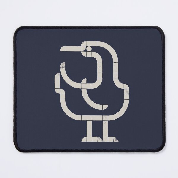 Item preview, Morning Wind — Cormorant | Geometric Bird Illustration - cream designed and sold by POCOmuchoStudio.