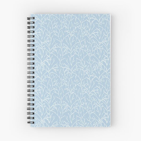 Item preview, Copy of snowy trees - frosted lace - blue designed and sold by Stephanie Fiona Design.