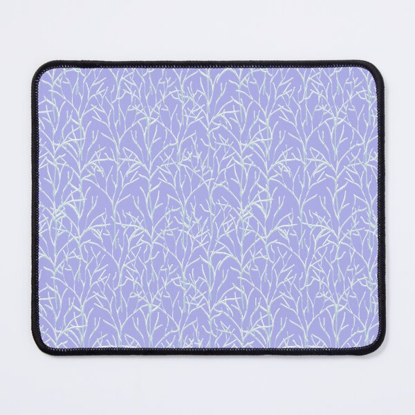 Item preview, snowy trees - frosted lace - purple blue designed and sold by Stephanie Fiona Design.