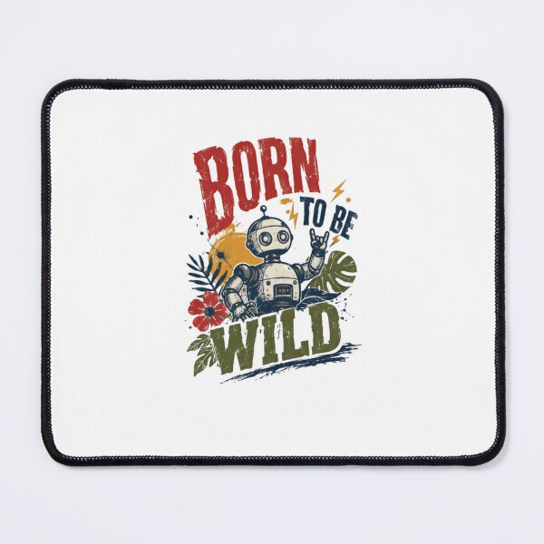 Item preview, Born To Be Wild Robot Rocker Sci Fi Free Spirit designed and sold by HumansStuck12.