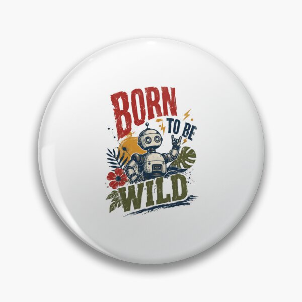 Item preview, Born To Be Wild Robot Rocker Sci Fi Free Spirit designed and sold by HumansStuck12.