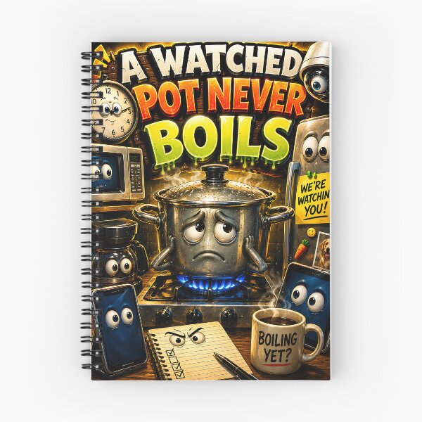 Item preview, A WATCHED POT NEVER BOILS designed and sold by Smoothseer.