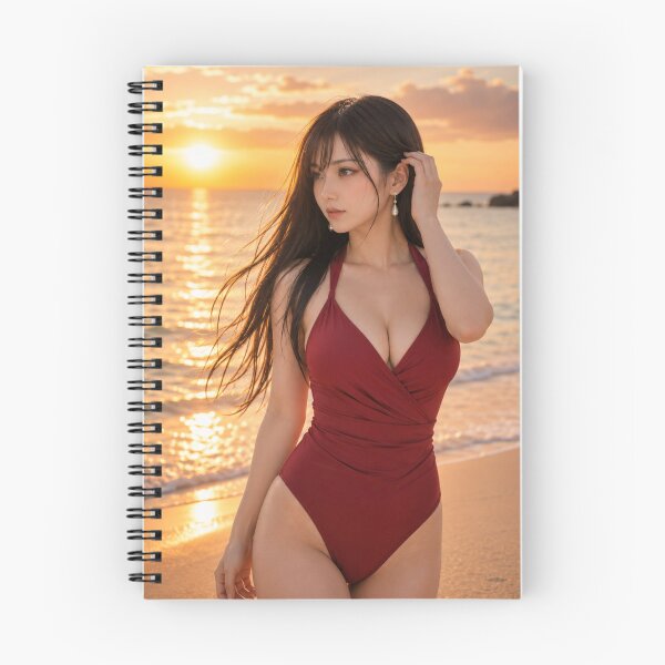 Item preview, Golden Shore – Crimson Sunset Beauty designed and sold by SEIMEI2025.