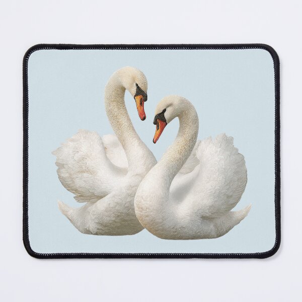 Item preview, Romantic White Swan Couple in Love designed and sold by jianina-alondra.