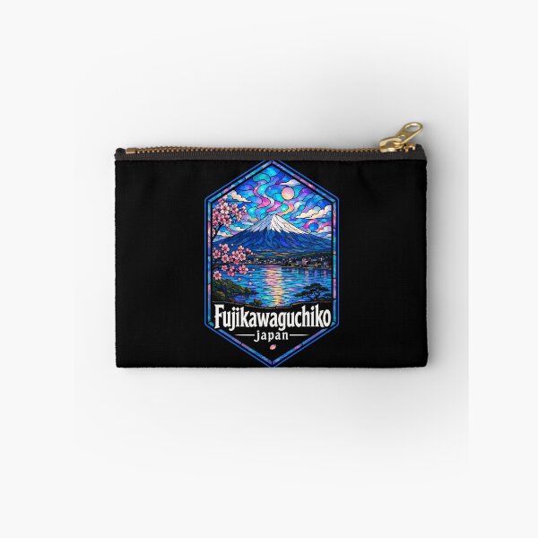 Item preview, Fujikawaguchiko Mount Fuji Japan Stained Glass Travel designed and sold by TomFrontierArt.