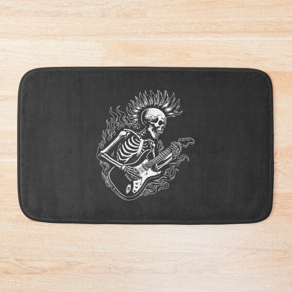 Item preview, Mohawk Skeleton Rocker Playing Guitar designed and sold by Talentity55.