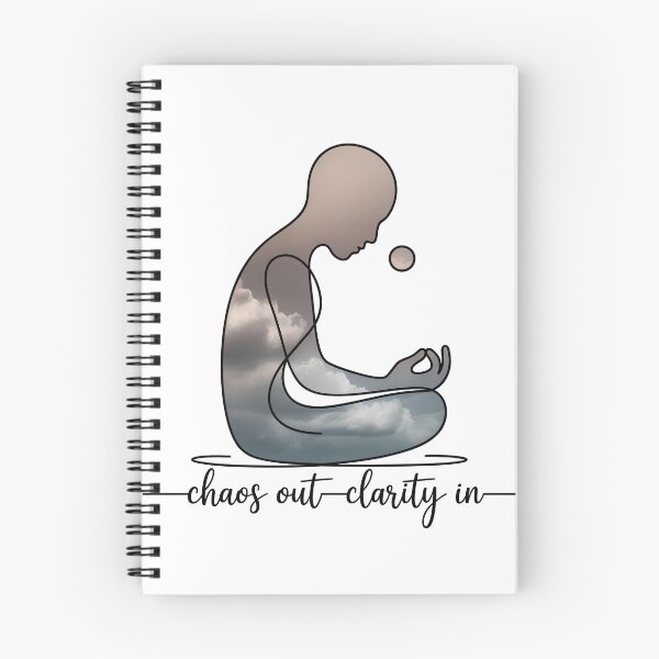 Item preview, Chaos Out Clarity in Meditating Figure for Holistic Wellness designed and sold by 108stillness.