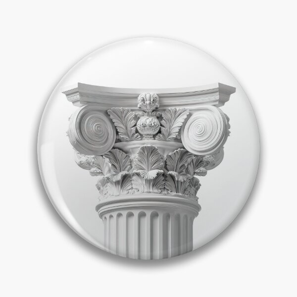 Item preview, Classical Corinthian Column Capital Architecture designed and sold by jianina-alondra.