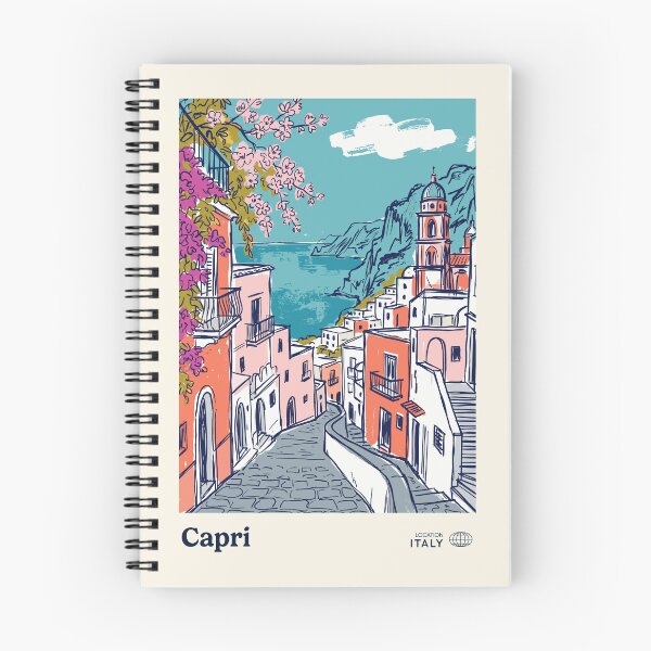 Item preview, Capri Vintage Retro Italy Travel designed and sold by RareDeerArt.
