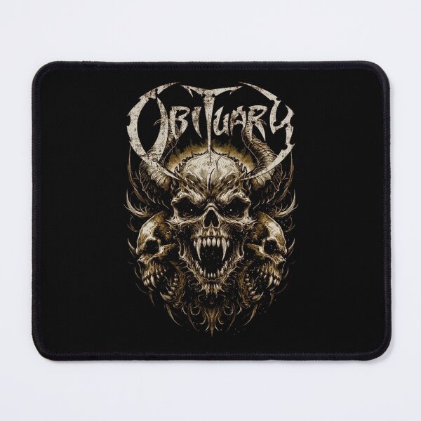 Item preview, Obituary Horned Demon Skull designed and sold by Talentity55.