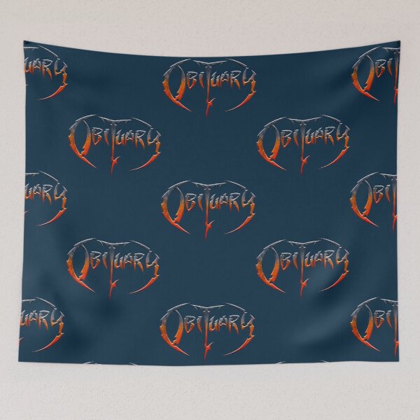 Item preview, Obituary Orange Metal Logo designed and sold by Talentity55.