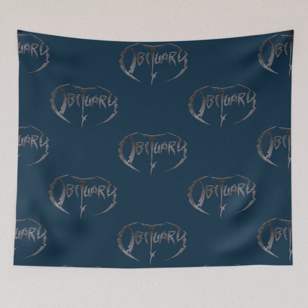 Item preview, Obituary Silver Metal Logo designed and sold by Talentity55.