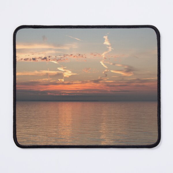 Item preview, Oceanside Sunset with Delicate Gauzy Cloud Streaks designed and sold by Georgia Mizuleva.