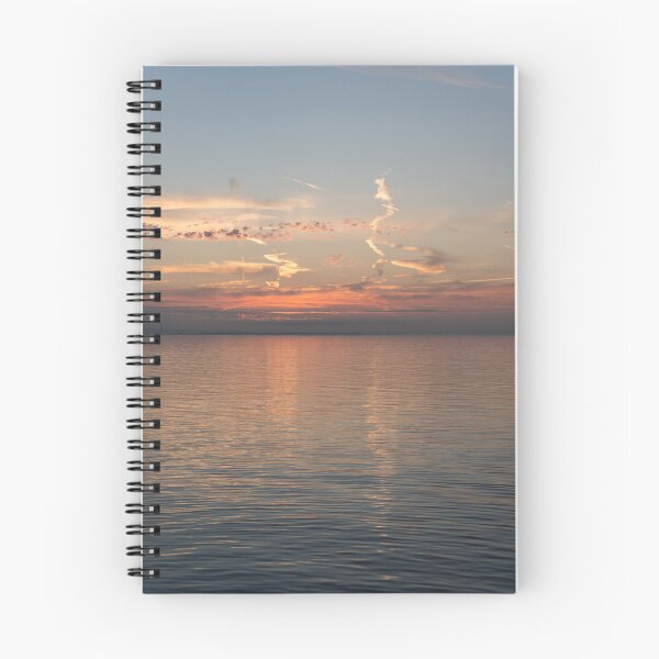 Item preview, Oceanside Sunset with Delicate Gauzy Cloud Streaks designed and sold by Georgia Mizuleva.