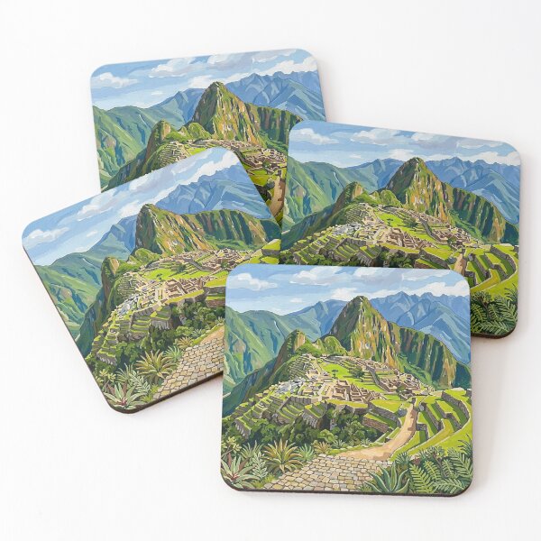 Item preview, Machu-Picchu Acrylic Print | Peru Travel Poster |  Chilean designed and sold by POSTERIOCREW.