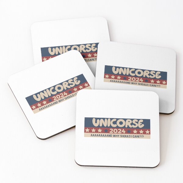 Item preview, Unicorse 2024 Aaaaaaaaand Why Should I Care designed and sold by auburn-worsham.
