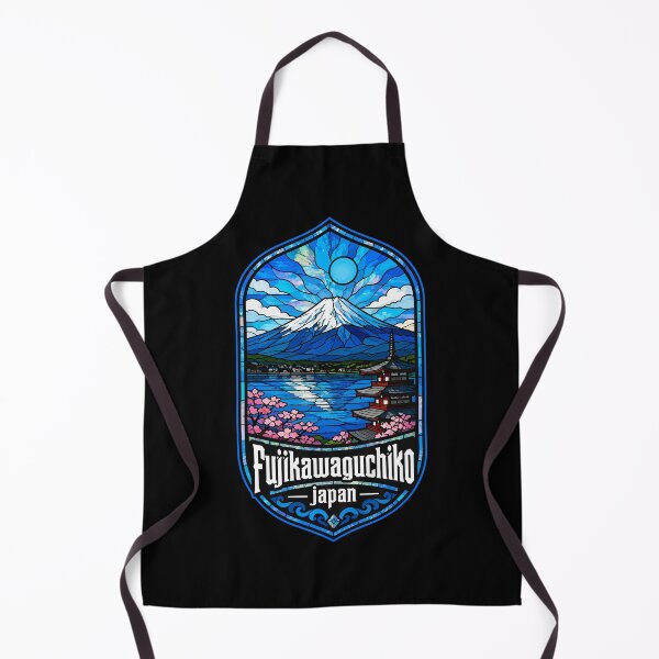 Item preview, Fujikawaguchiko Mount Fuji Japan Stained Glass Art Travel designed and sold by TomFrontierArt.