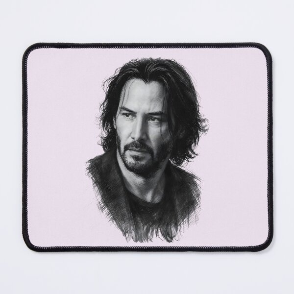 Item preview, Keano Pencil Sketch Portrait 1 designed and sold by DigitalandPhoto.