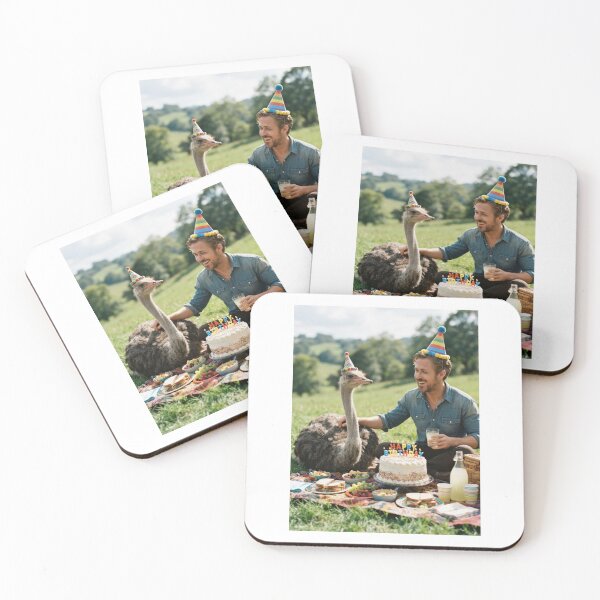 Item preview, Ryan gosling ostrich picnic ostrichs animal pet nature meme memes funny parody christmas birthday  designed and sold by CheeseBlueprint.