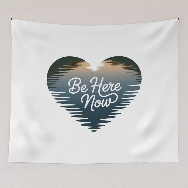 Item preview, Be Here Now Heart Water Ripple for Stress Relief and Emotional designed and sold by 108stillness.