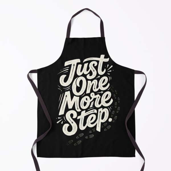 Item preview, Just One More Step – Strength & Perseverance Typography designed and sold by Mirgonhood.