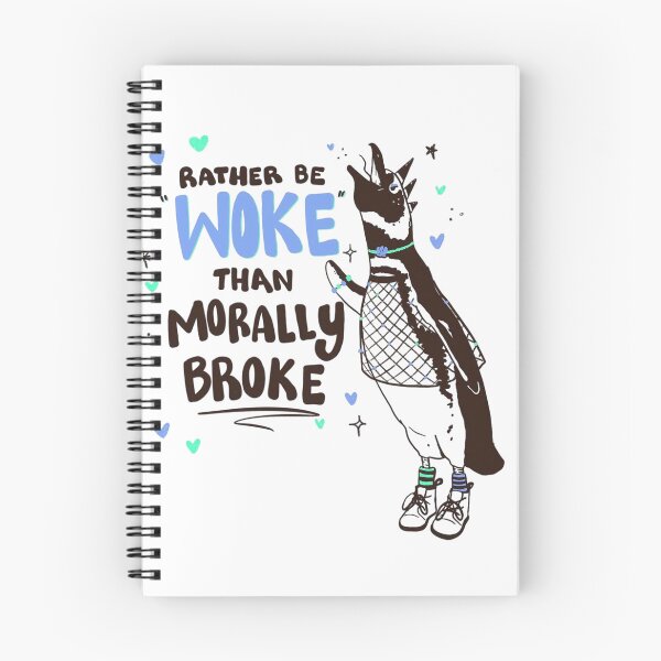 Item preview, Rather Be Woke Than Morally Broke Penguin designed and sold by JossDesign15.