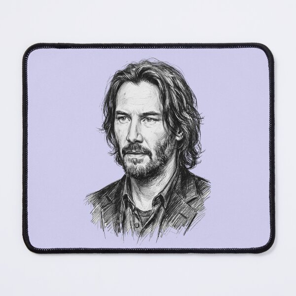 Item preview, Keano Pencil Sketch Portrait 2 designed and sold by DigitalandPhoto.