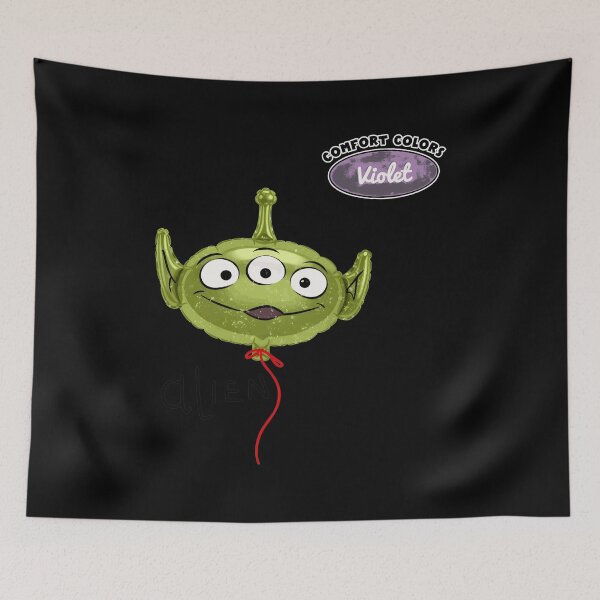 Item preview, Retro Alien Balloon 'ALIEN' Graphic designed and sold by SandraCoo71209.