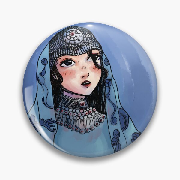 Item preview, Blue Veil – Nomadic Portrait designed and sold by LunaraBlue.