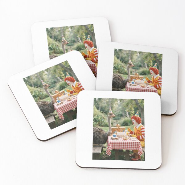Item preview, Ronald mcdonald ostrich picnic ostrichs animal pet nature meme memes funny parody christmas birthday  designed and sold by CheeseBlueprint.