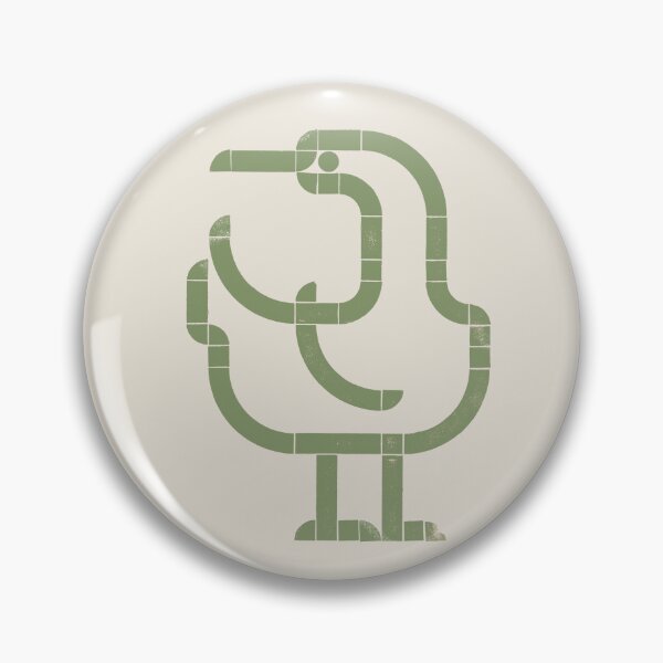 Item preview, Morning Wind — Cormorant | Geometric Bird Illustration - sage green designed and sold by POCOmuchoStudio.