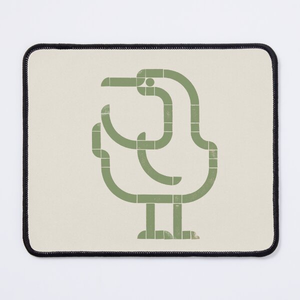 Item preview, Morning Wind — Cormorant | Geometric Bird Illustration - sage green designed and sold by POCOmuchoStudio.