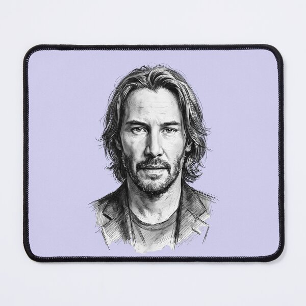 Item preview, Keano Pencil Sketch Portrait 4 designed and sold by DigitalandPhoto.